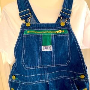 Liberty Kid’s Youth Denim Bib Overall Girls Boys Size 14R